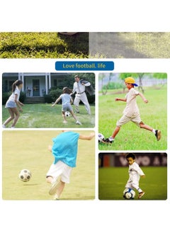 Rock Pow Children Portable Football Goal Soccer Door Set with Soccer Ball and Pump Indoor and Outdoor Sports Kids Soccer Goals for Backyard  - Image 5