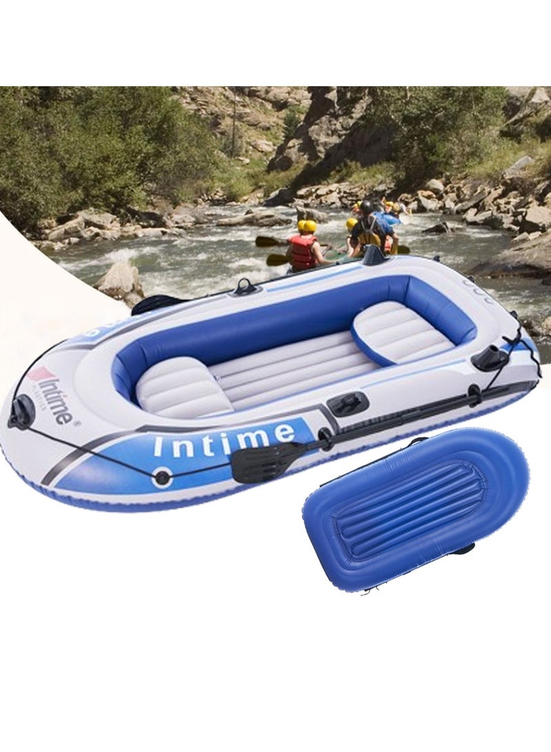 TAPIT Inflatable Boat with Oars, Inflatable Boats for Adults, Inflatable Rafts for Rivers, Fishing Dinghy (A:230CM*125CM)  - Image 1