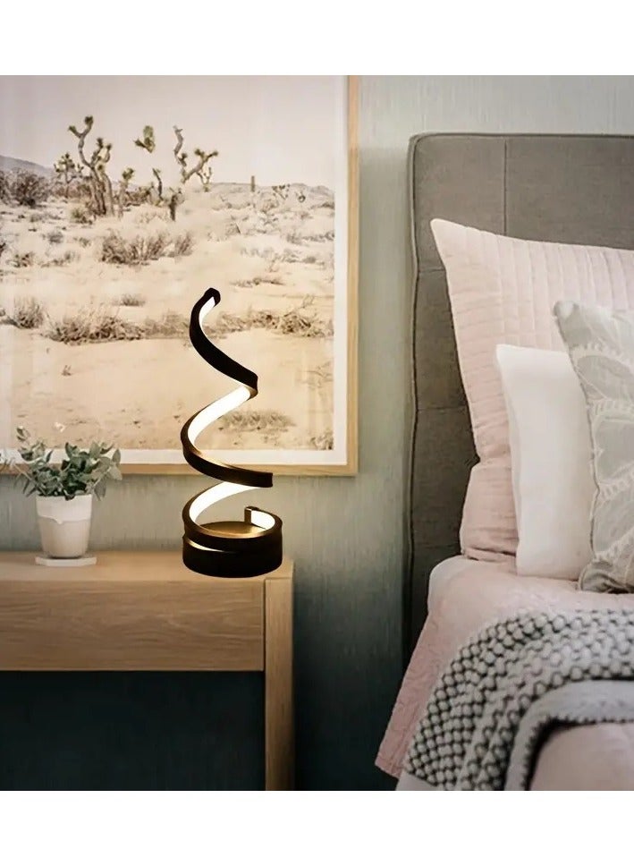 PEI  AN Spiral LED Table Lamp Black one size centimeter  - Image 3