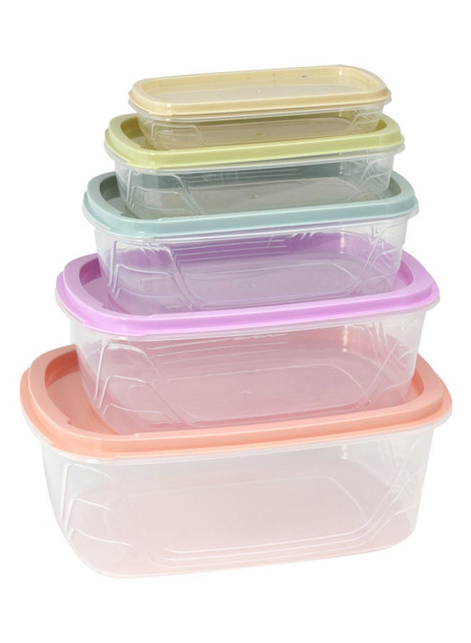 Royalford 5-Piece Food Storage Container Multicolor Assorted Multicolour 3500ml - Image 2