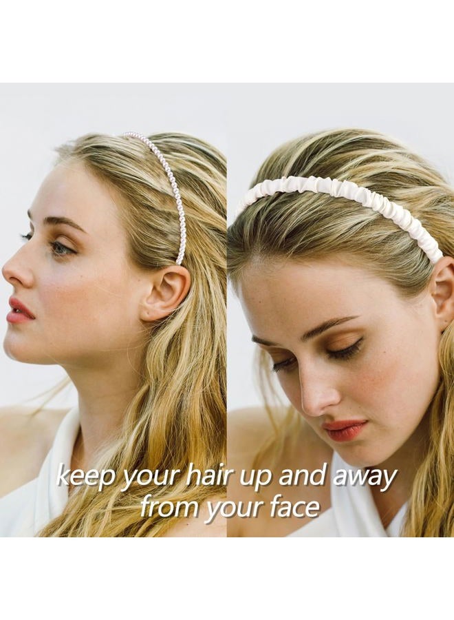 Velscrun Headbands for Women Girls Hair Band Head Bands for Womens Hair Solid Simple Holiday Hair Bands Cosplay Halloween Hair Accessories Gifts for Mothers Sisters 02 - Image 5