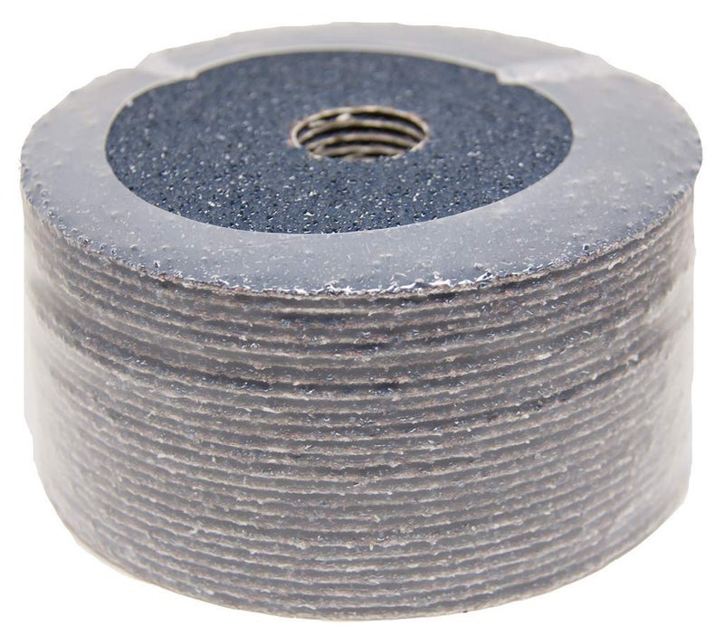 Benchmark Abrasives 4 1/2 Inch Sanding Discs Zirconia Resin Fiber Grinding Disc for Grinding, Stripping on Wood, Fiberglass, Metal, 7/8" Arbor Angle Grinder Sanding Disc, 25 Pack - 120 Grit - Image 1