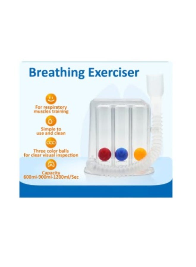 فيرونا جهاز تمارين التنفس العميق والرئة مزود ب 3 كرات - Image 2