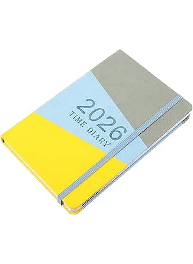 2026 Blue Hardcover Yearly Planner Daily Weekly Monthly Organizer with Calendar - Image 1