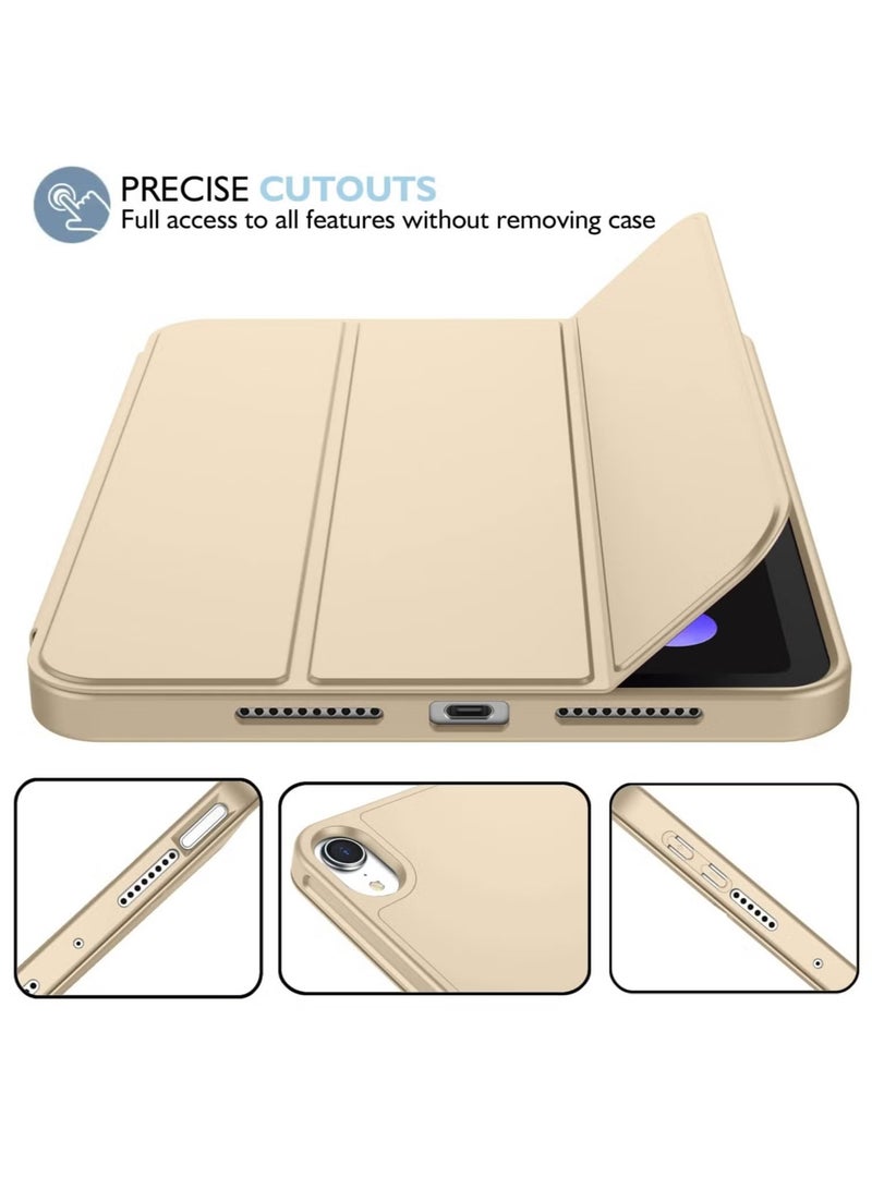 DUSALA iPad Mini 6 Case (8.3 Inch, 2021) with Pencil Holder | Trifold Stand Smart Case | Soft TPU Back | Auto Wake/Sleep - Image 2