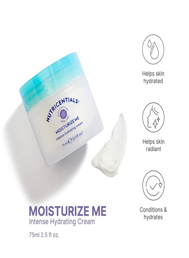 Nu Skin Moisturize Me Intense Hydrate Cream 2.5 fl oz - Nighttime Restoration with Bioadaptive Botanicals, Aloe, Pistachio Nut Oil, and Vitamin E - Wake Up to Refreshed, Soft, Smooth Skin - Image 2