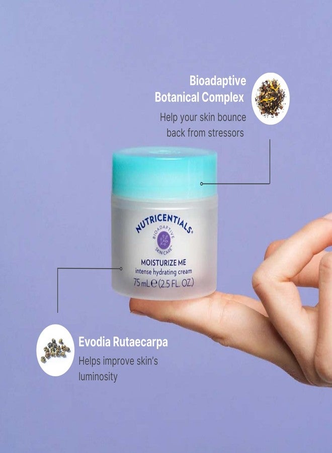 Nu Skin Moisturize Me Intense Hydrate Cream 2.5 fl oz - Nighttime Restoration with Bioadaptive Botanicals, Aloe, Pistachio Nut Oil, and Vitamin E - Wake Up to Refreshed, Soft, Smooth Skin - Image 3