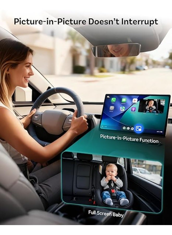 أوتوكاست Ottocast Cabin Care CarPlay Adapter 2026, Ottocast Mini Rear Seat Camera 1080P, USB-A Plug & Play, Factory Wired CarPlay Only - Image 5