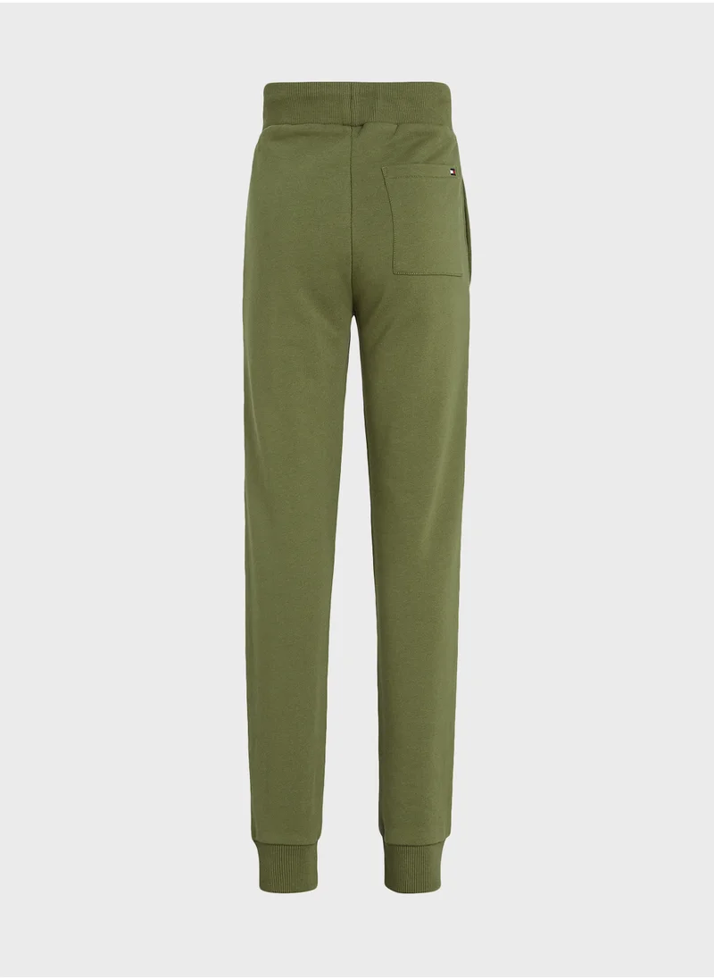 TOMMY HILFIGER Youth Logo Cuffed Sweatpants