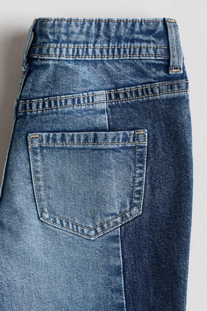 H&M Relaxed Fit Flared Leg Low Jeans