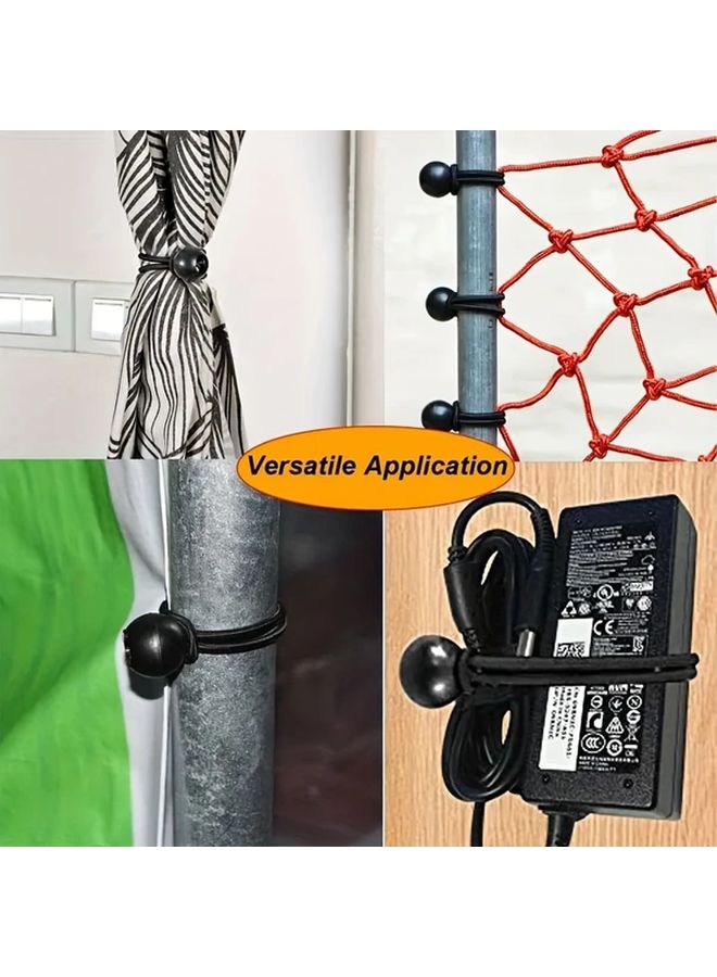 20 Black Ball Bungee Cords 11 81 Inch for Shelter Gazebo Camping Tent Cargo - Image 5