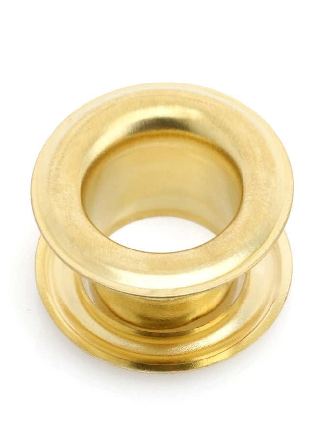 CRAFTMEMORE 1 inch Hole 10 Sets Grommets Eyelets with Washers for Leather, Tarp, Canvas (Gold) - Image 3