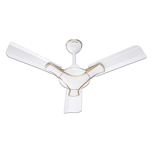 ACTIVA Corolla 900 MM Ceiling Fan High Speed Motor Air Delivery Large Sweep Cooper Winding Motors with Anti Dust Coating come with 2 Years Warranty (Pearl Ivory) - Image 1