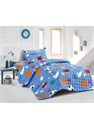 A comforter set with compressed children's ball graphics, consisting of 3 pieces - pzsku/ZB5078DCE76D18C34BB99Z/45/_/1685998330/620811cc-04ba-463d-a9dc-d16480432ce7