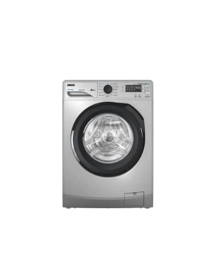 ZANUSSI Zanussi Automatic Washing Machine,  7 KG, 1200 RPM, Silver, Black Door - ZWF7240SB5 
