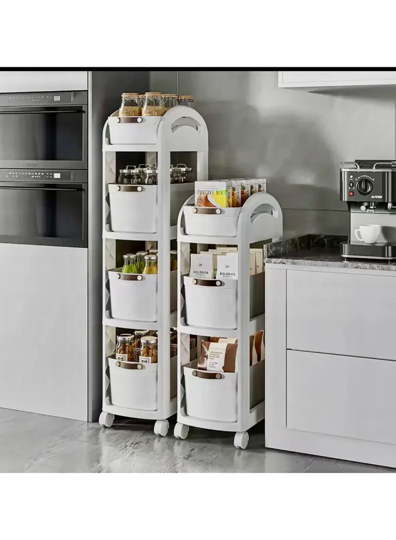 Quesera  4 LAYER  ROLLING ORGANISER WITH DRAWERS AND WHEELS  | Best Price UAE