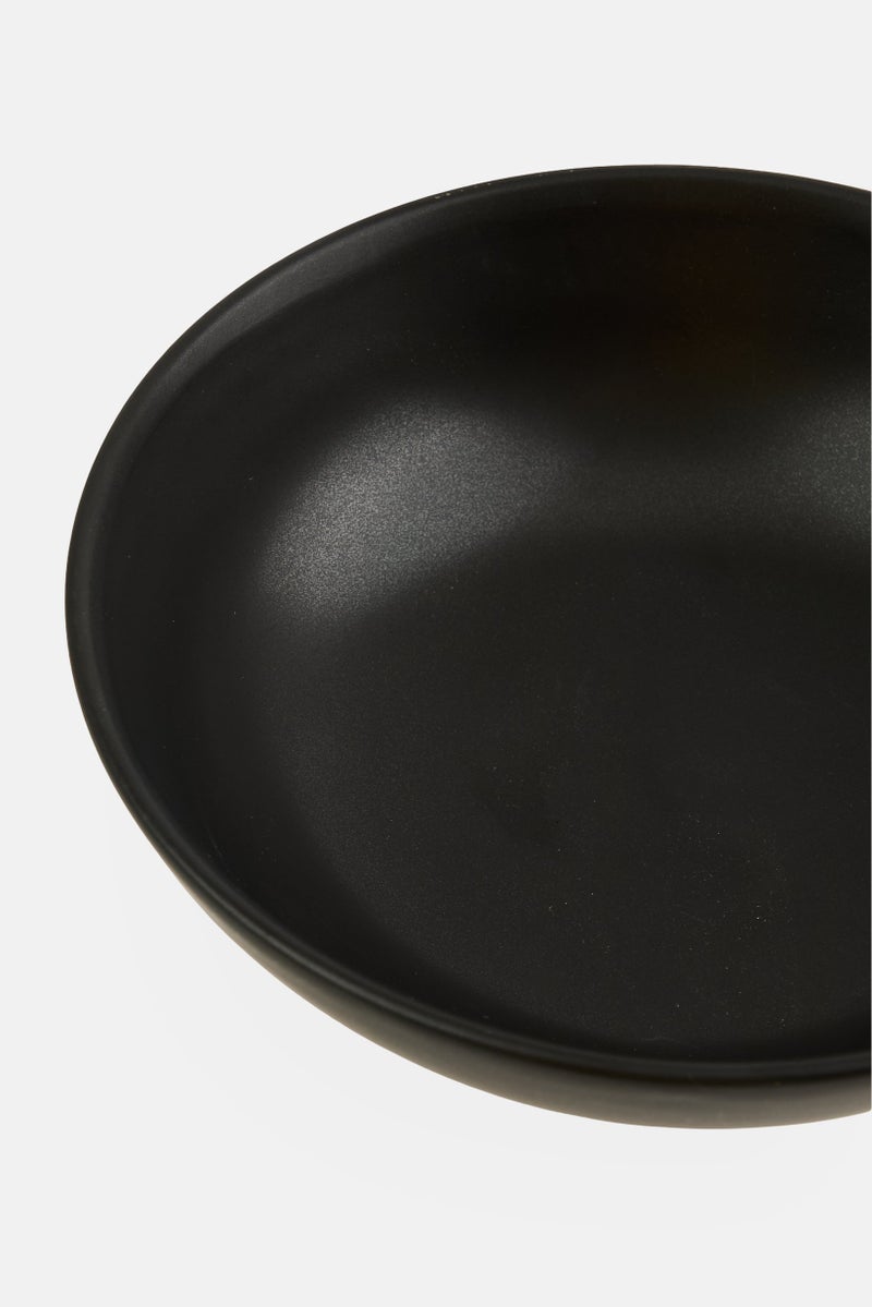 Home Basics Ceramic Matt Micro Bowl, Black  - Image 2