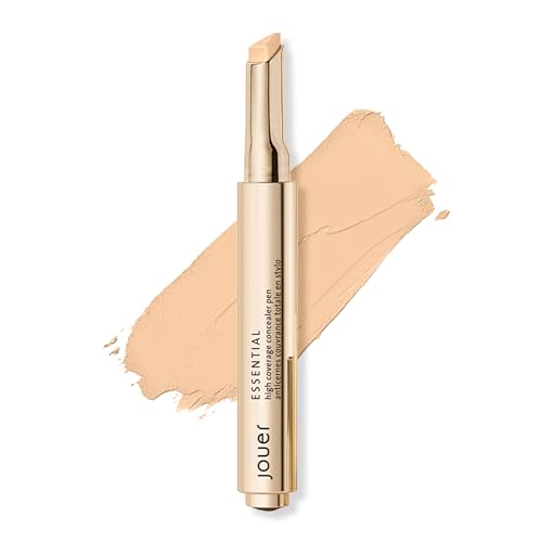 Jouer Essential High Coverage Crme Concealer Pen  Medium to Full Coverage  Healthy Ingredients  Paraben Gluten  Cruelty Free  Vegan Friendly Chiffon Light skin with yellow undertones