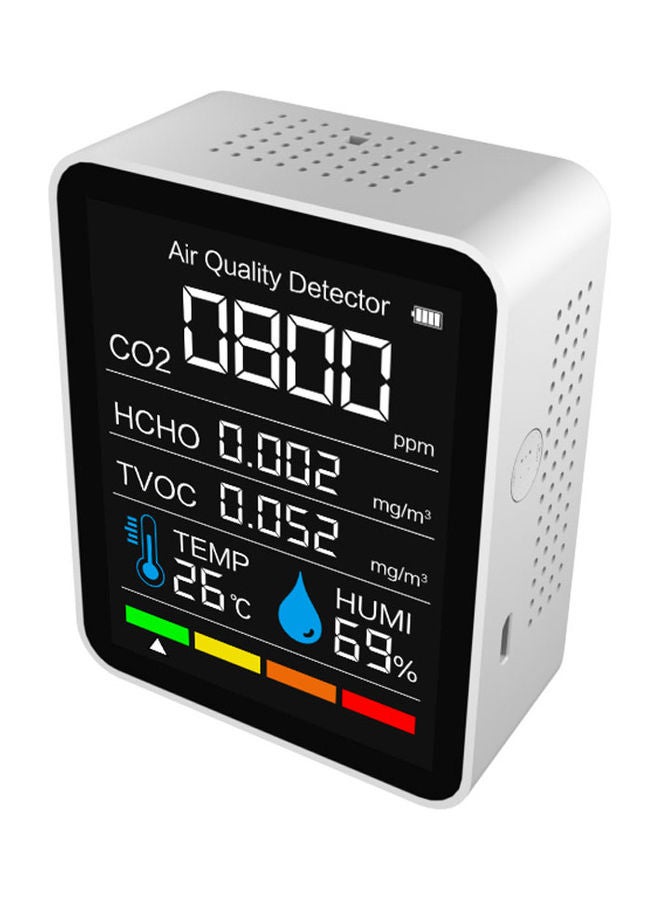 5-In-1 Air Quality Monitor White