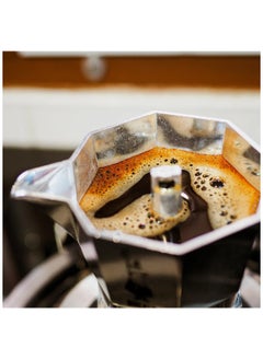BIALeTTI Moka Express Stove Top Espresso Maker, Makes Real Italian Coffee, Moka Pot 3 Cups, Silver  - Image 3