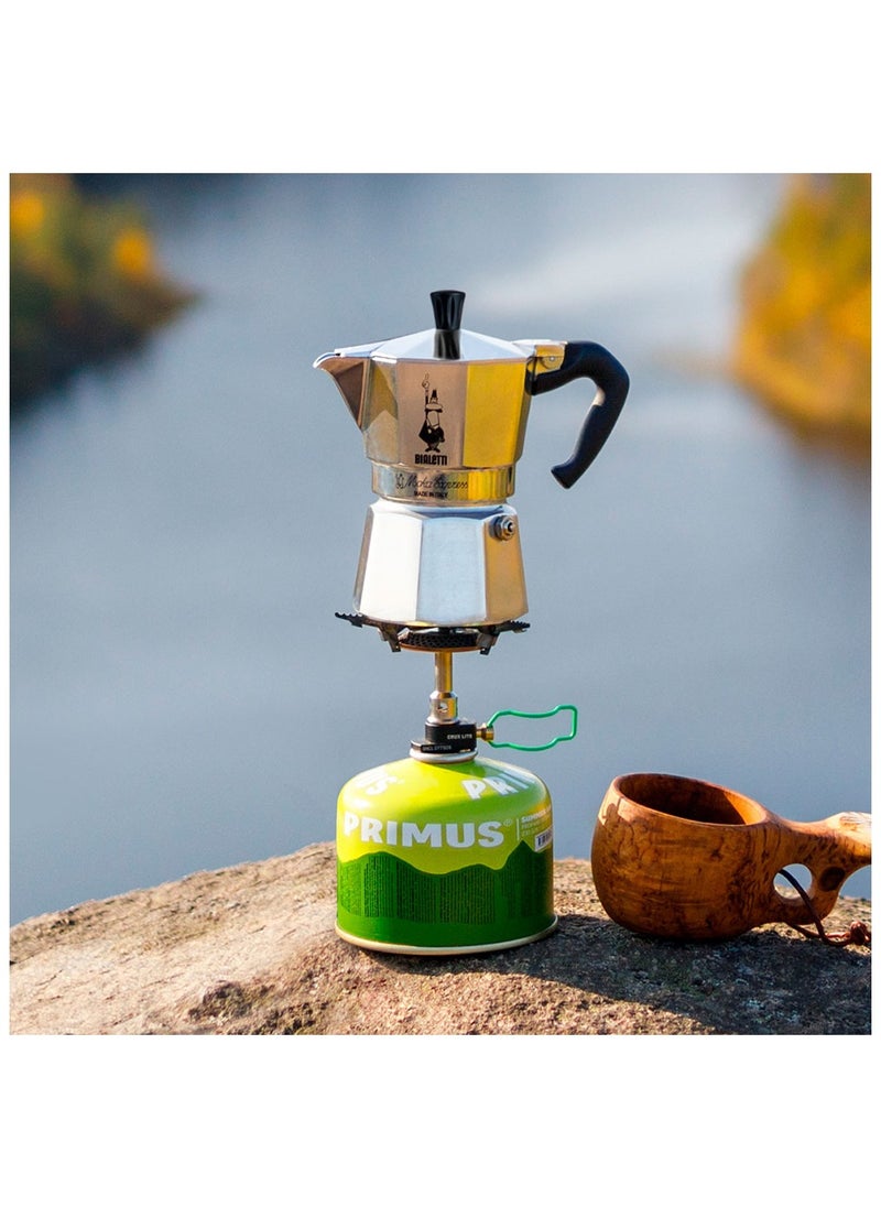 BIALeTTI Moka Express Stove Top Espresso Maker, Makes Real Italian Coffee, Moka Pot 3 Cups, Silver  - Image 5