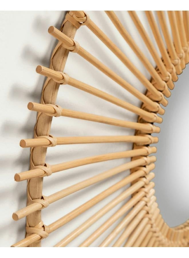 لوفت لويزا، مرآة مستديرة، 81X3X81، خشب، بلوط AA5086FN46. - Image 5