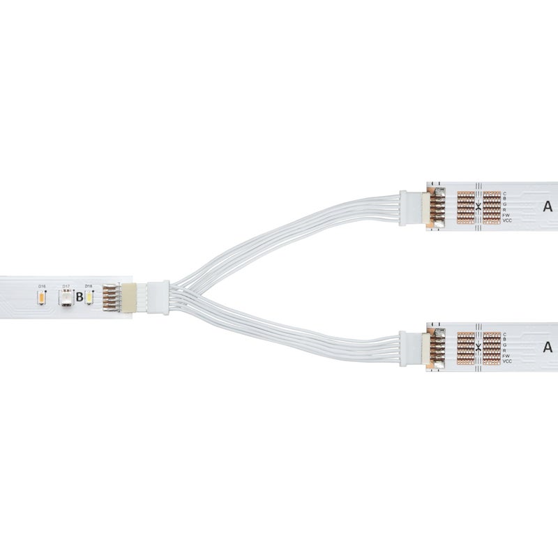 Litcessory Splitter for Philips Hue Lightstrip Plus (2 Pack, White - MICRO 6-PIN V4) - Image 3