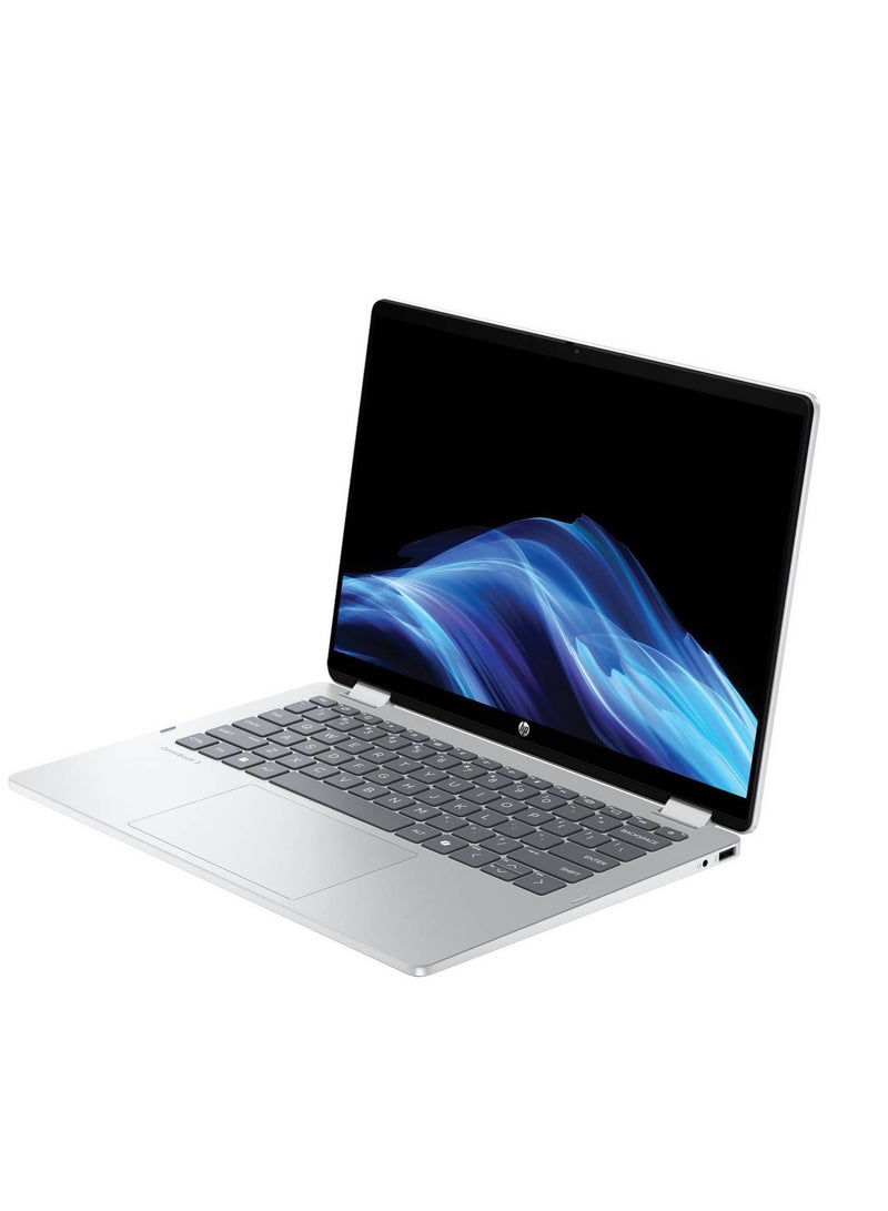 HP (Upgraded Version) OmniBook 5 Flip 14-fp0013dx Laptop With 14-Inch 2K IPS Touch Display, Core 5 120U Processor/8GB RAM/512GB SSD/Integrated Graphics/Windows 11 Home English Silver English Silver - Image 2