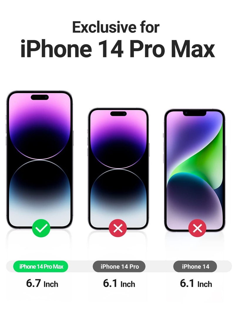 BORTONY Pack of 2 Screen Protector Compatible with 14 Pro Max 6.7" Tempered Glass 9H Hardness [HD Clear] [Anti-Scratch] [Bubble Free] For Apple iPhone 14 Pro Max - Image 5