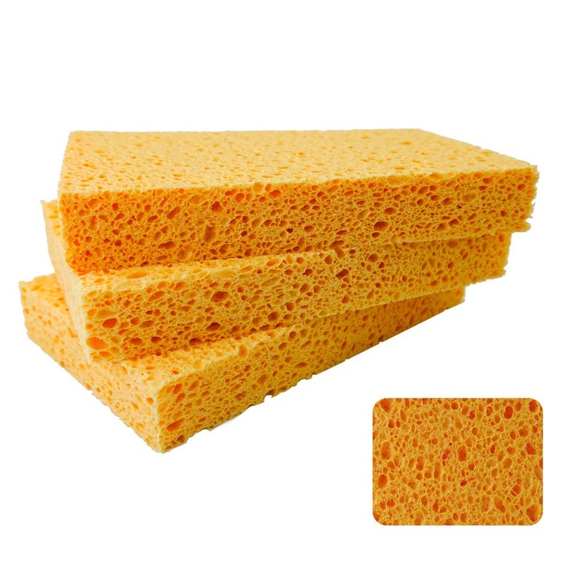 JK 6 x 36 x 09 Inch JK SPT22 Large Sponge Kitchen Sponges Handy Sponges Cellulose Sponges Dish Washing Sponge Natural Sponge Car Washing Sponge Eco Friendly Sponge