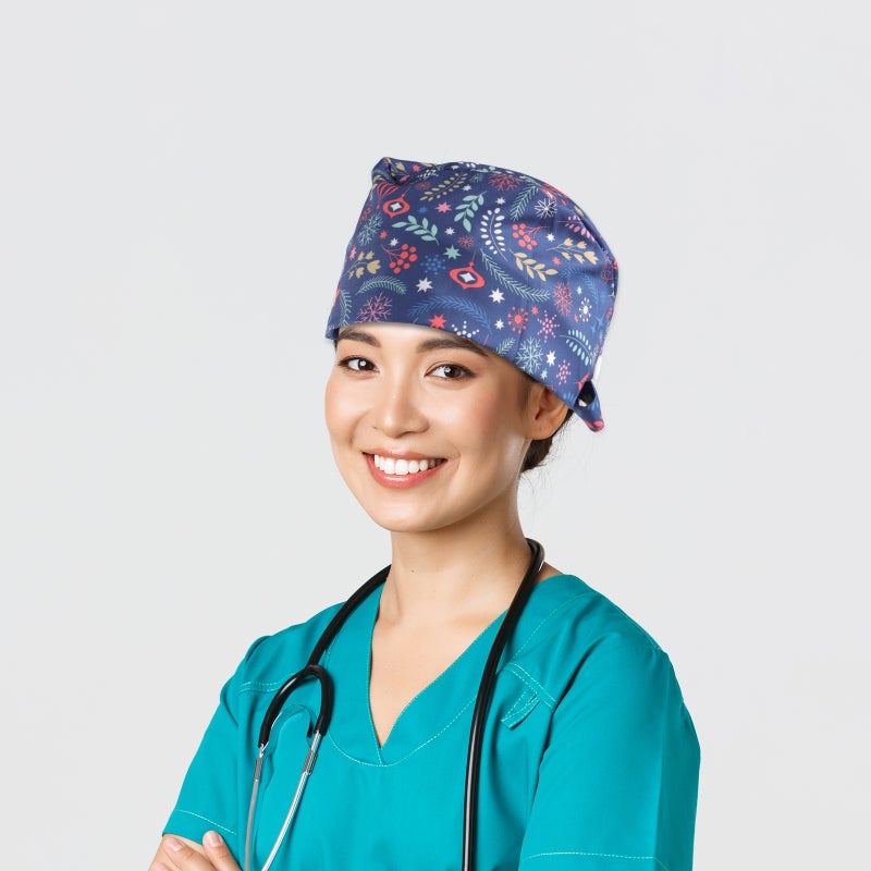 Adjustable Scrub Cap Polyester Cap Adorable Themed Scrub Cap - Image 5