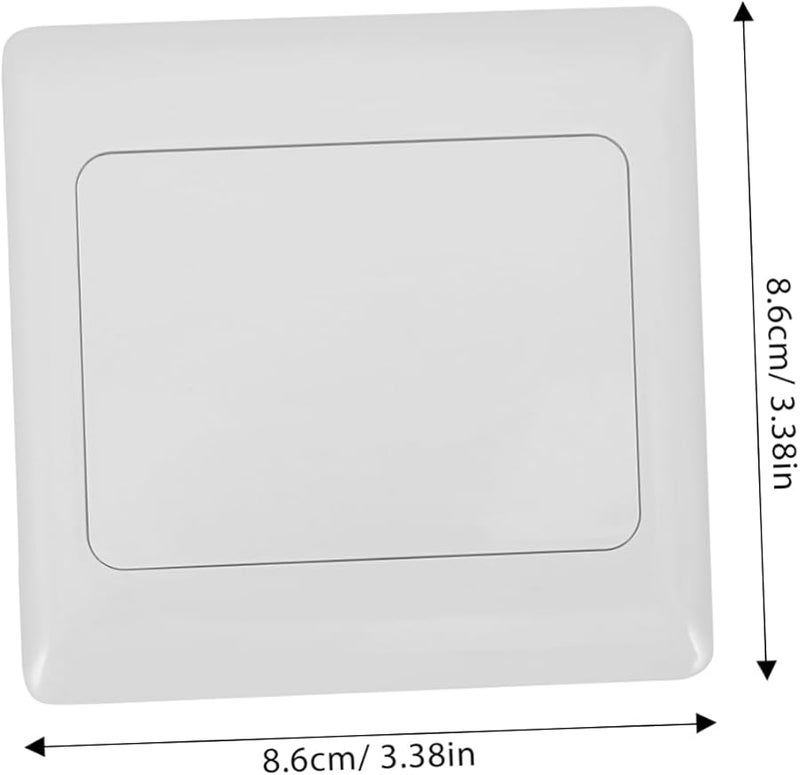 White Electrical Wall Plate Cover Switch Outlet Panel - Image 3