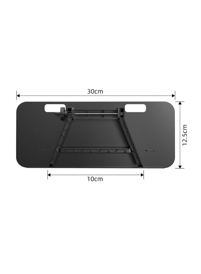 Computer Monitor Router Storage Bracket Television Set-top Box Shelf (White)