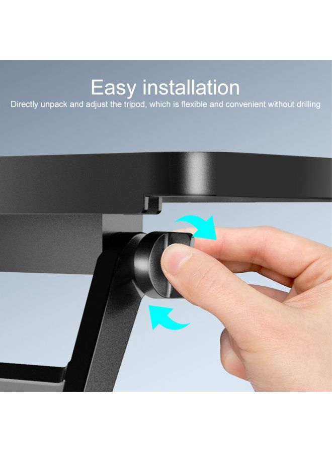 Computer Monitor Router Storage Bracket Television Set-top Box Shelf (White)