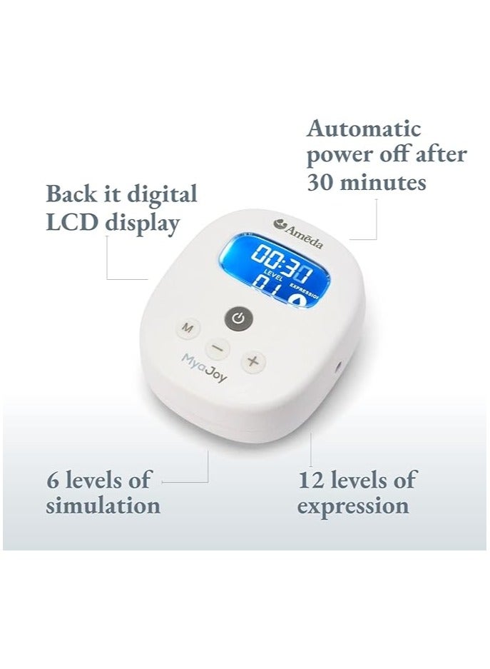 Ameda MYA Joy Double Electric Breast Pump & Accessories | Portable Breast Pump Hands Free | Lightweight Hospital Grade Breast Pump | Includes HygieniKit & Ameda Pump Parts | Hands Free Breast Pump - Image 4