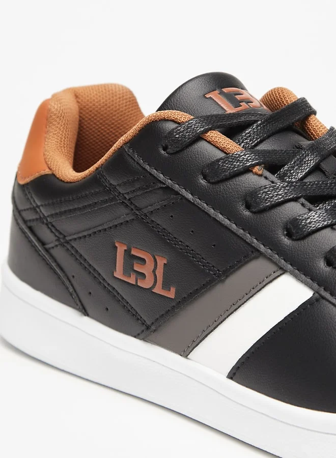 LBL by Shoexpress Men's Panelled Sneakers with Lace-Up Closure