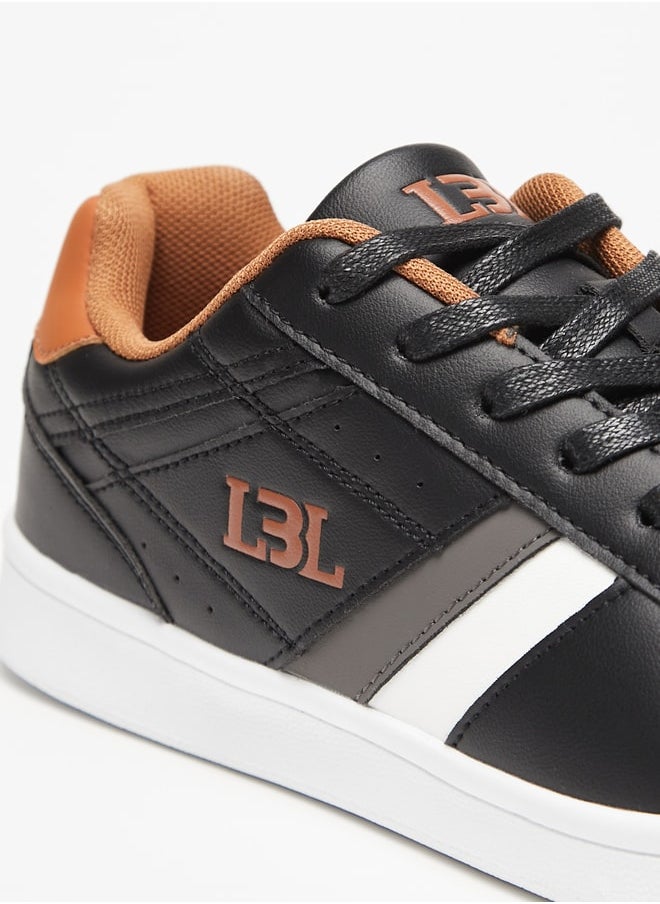 LBL by Shoexpress Men's Panelled Sneakers with Lace-Up Closure  - Image 3