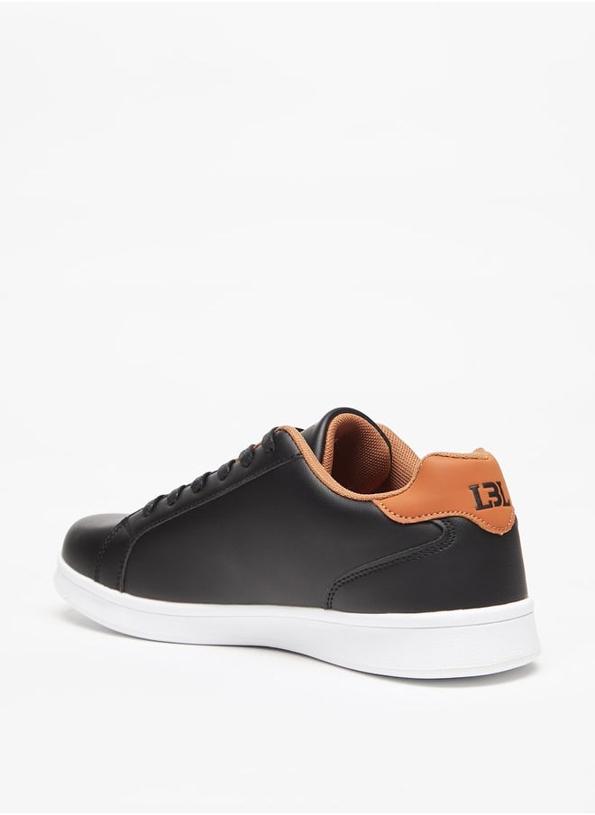 LBL by Shoexpress Men's Panelled Sneakers with Lace-Up Closure  - Image 2