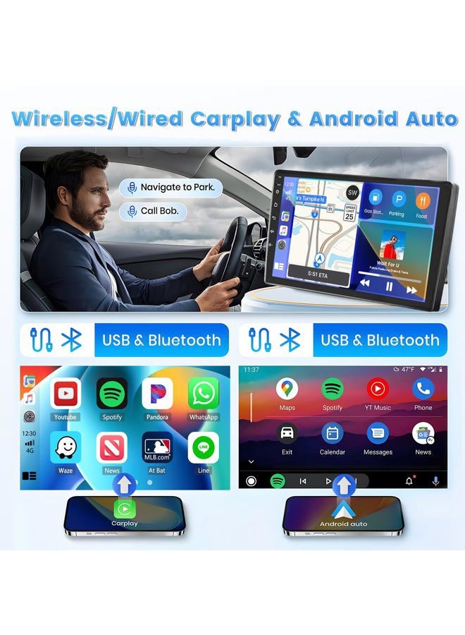 Roinvou 2G+64G Car Radio for Honda Civic 2012 2013 2014 2015 with Wireless Carplay/Android Auto, 9 Inch Android 13 IPS Touch Screen for Civic Car Stereo, BT, GPS, WiFi, 28UI, DSP - Image 4