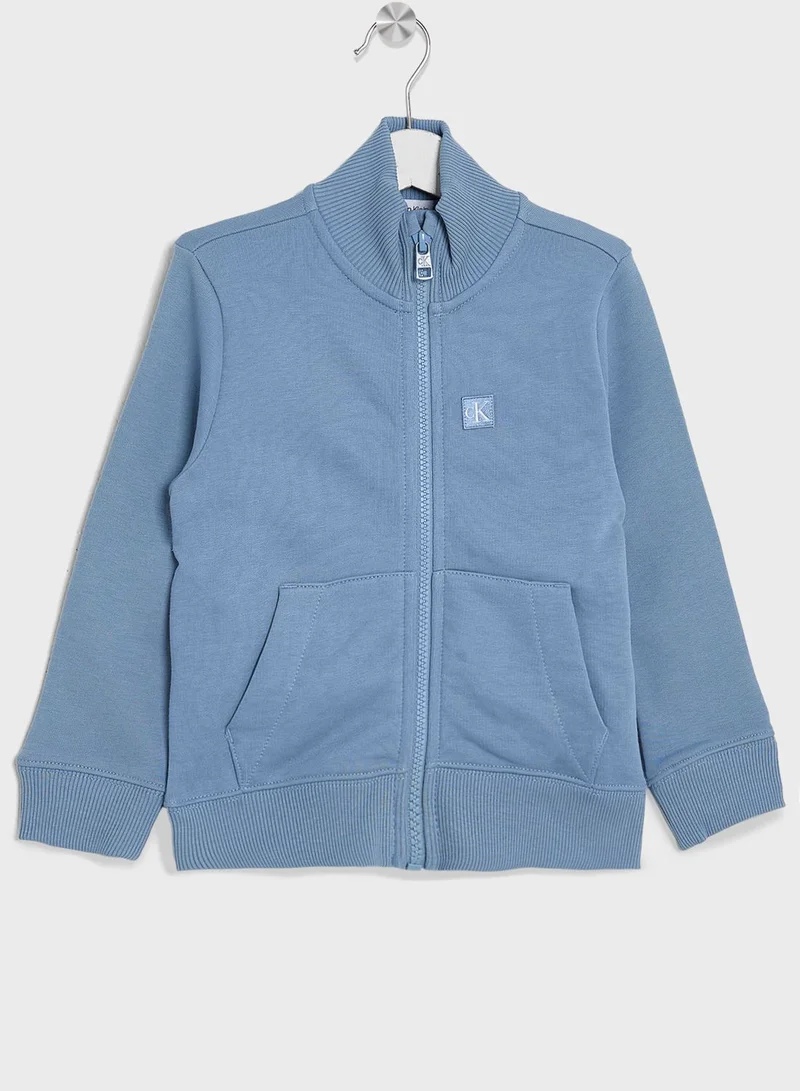 Calvin Klein Jeans Kids Zip Through Sweatshirt