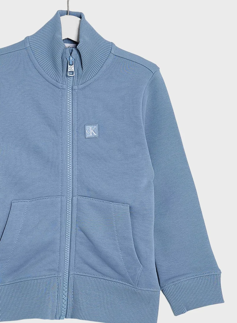 Calvin Klein Jeans Kids Zip Through Sweatshirt
