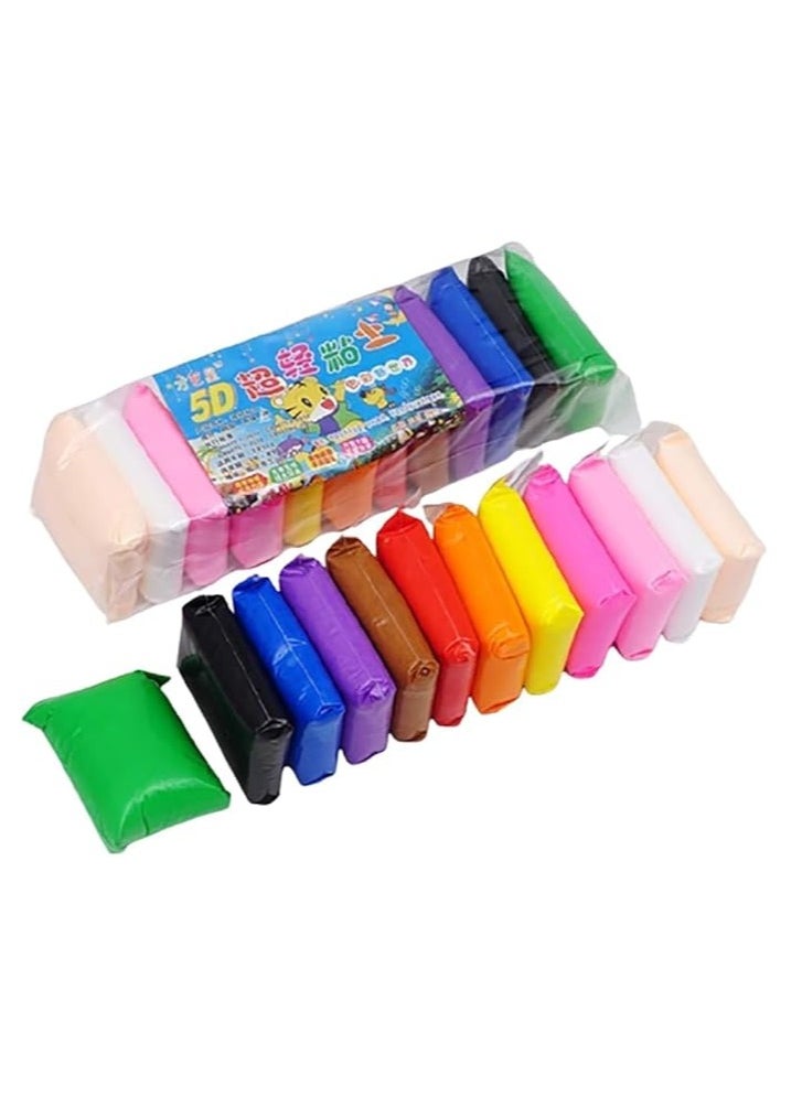 Generic Magic Air Dry Clay Soft and Light Clay with Sculpting Tools Animal Decoration Accessories Art Crafts for Kids Best for Boys and Girls Ages 3-12 12 Pieces  - Image 1