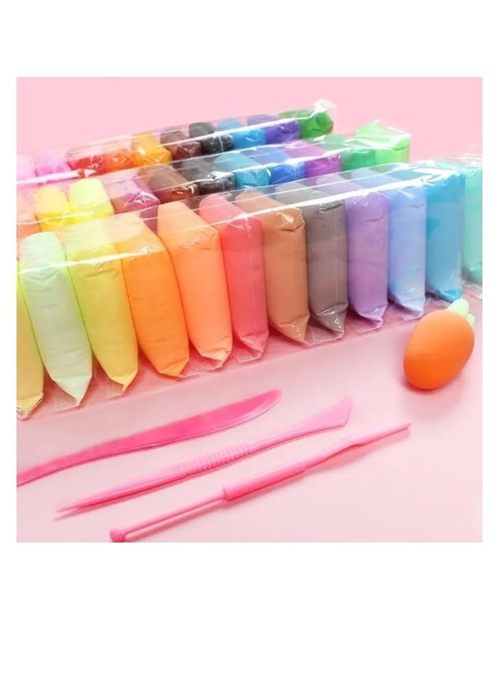 Generic Magic Air Dry Clay Soft and Light Clay with Sculpting Tools Animal Decoration Accessories Art Crafts for Kids Best for Boys and Girls Ages 3-12 12 Pieces  - Image 3