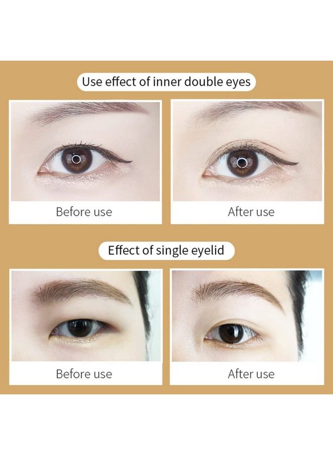 Digital Shoppy 600Pcs Eyelid Tape Sticker Invisible Double Fold Eyelid Paste Stripe Selfadhesive Natural Eye Tape (M Brown) - Image 4