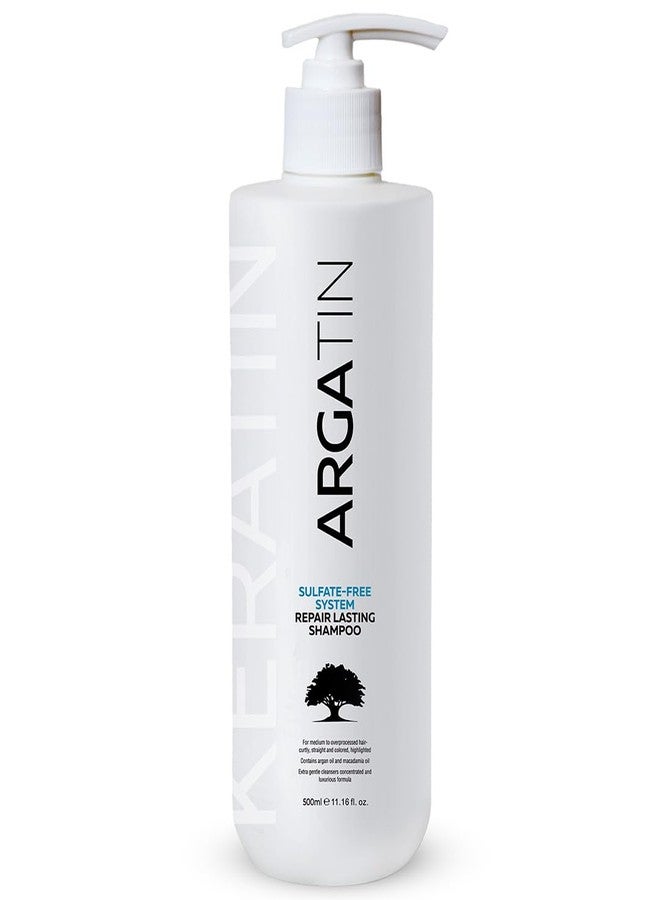 ARGATIN Keratin Repair Lasting Sulphate free Shampoo for Dry and Damaged Hair | Daily Use (Shampoo 500ml) - Image 1