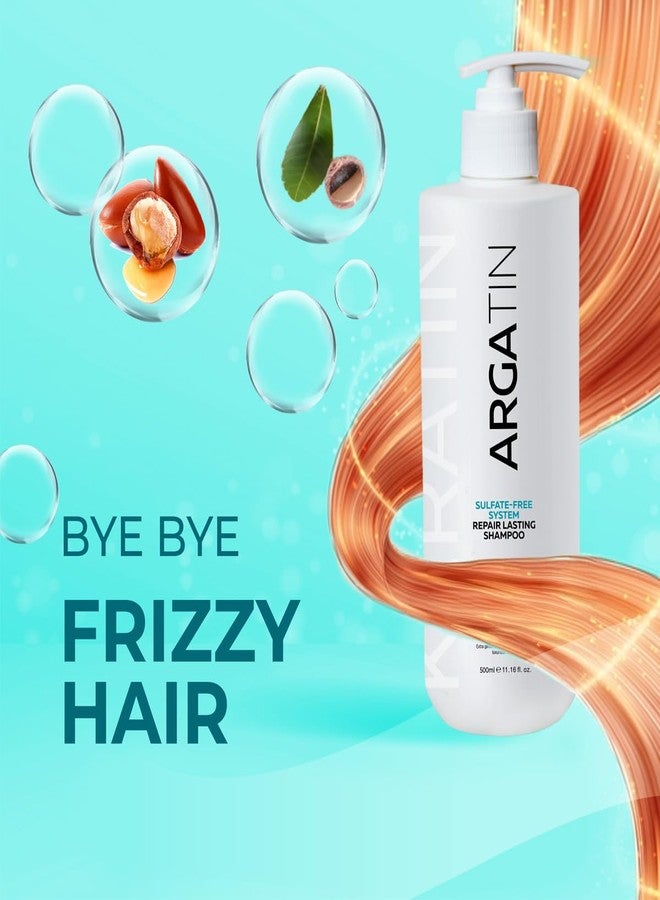 ARGATIN Keratin Repair Lasting Sulphate free Shampoo for Dry and Damaged Hair | Daily Use (Shampoo 500ml) - Image 5
