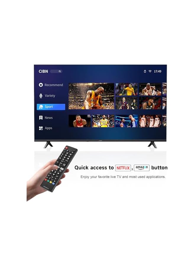 The Bros Television Remote Control AKB75095315,Compatible Remote Control for LG LCD LED QLED HD Smart TV, Universal Remote Control Replacement for All LG LED LCD 4K UHD Mart TV AKB74915305 49UK7700AUB - Image 4