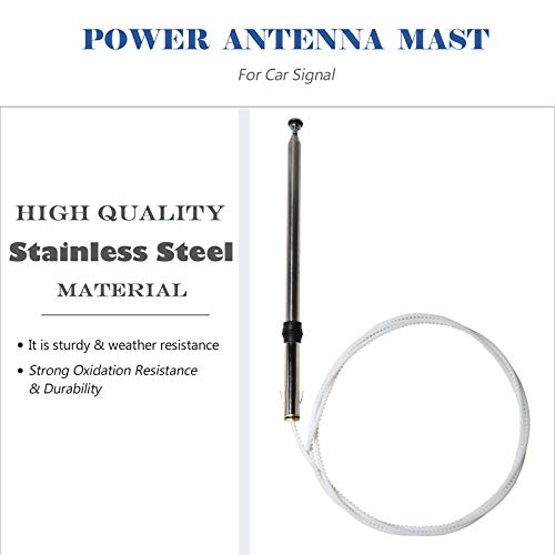 Anina Power Antenna Mast Compatible with 1990-2010 Lexus ES250-ES300-GS300-LS400-SC300-SC400-SC430 Aftermarket Antenna Mast for AM/FM Radio - Image 4