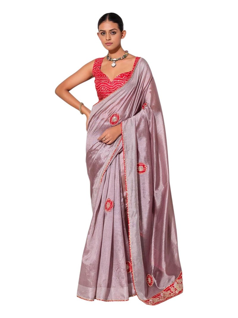 kalaanj Trendy Printed Sarees | Bandhani Print | Floral Print | Multi Colour Festive Print - Image 1