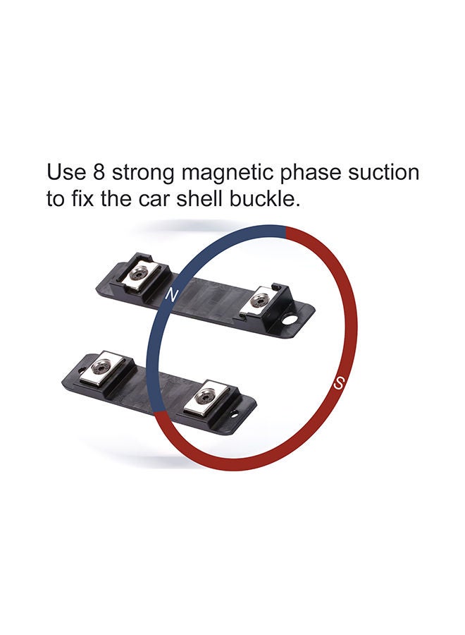 4-Piece Magnetic Stealth Car Shell Column Body Post Mount Set  - Image 3